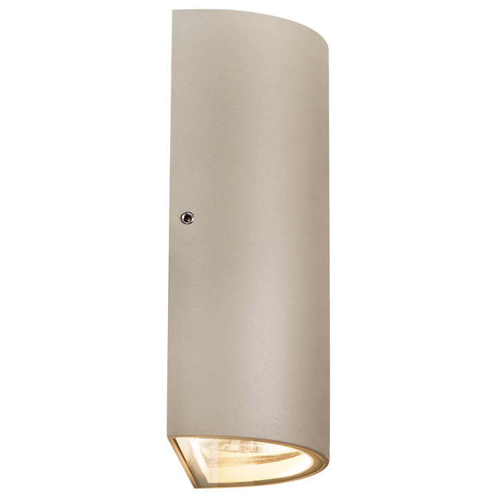 Nordlux Rold Round Up/Down Outdoor LED Wall Light | Sand