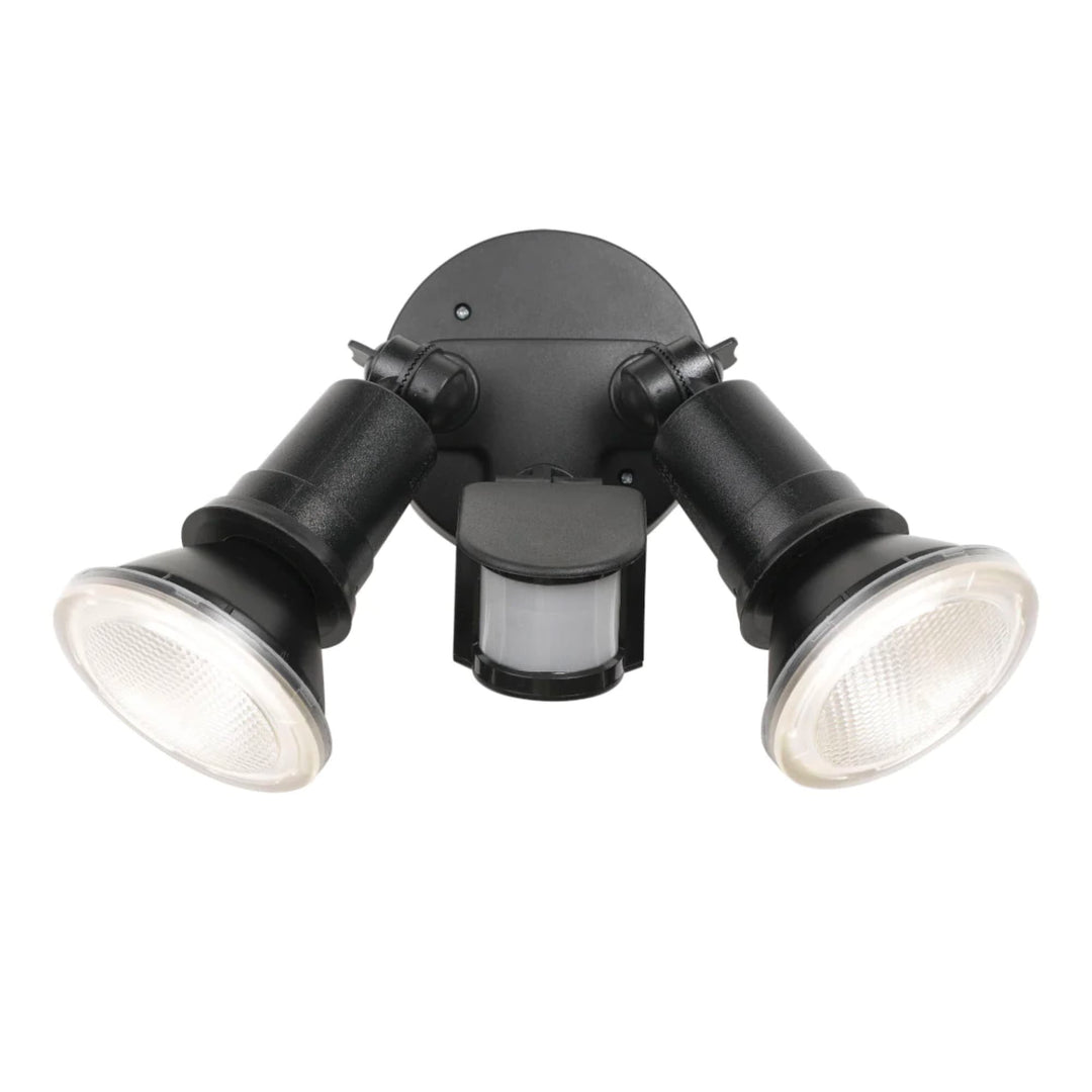 Telbix Comet 2 Light AR38 Floodlight with Sensor IP44 | Black