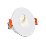 Telbix Snap Round LED Indoor Stair Light | White