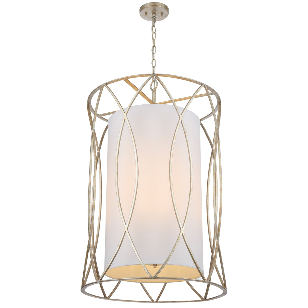 Telbix Dover 8 Light Pendant | Antique Silver
