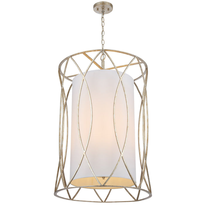 Telbix Dover 8 Light Pendant | Antique Silver