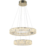 Telbix Rias 2 Tier Pendant Light | Gold
