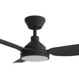 Calibo Sora 52" DC Ceiling Fan with LED Light, Wall Control and Remote | Black