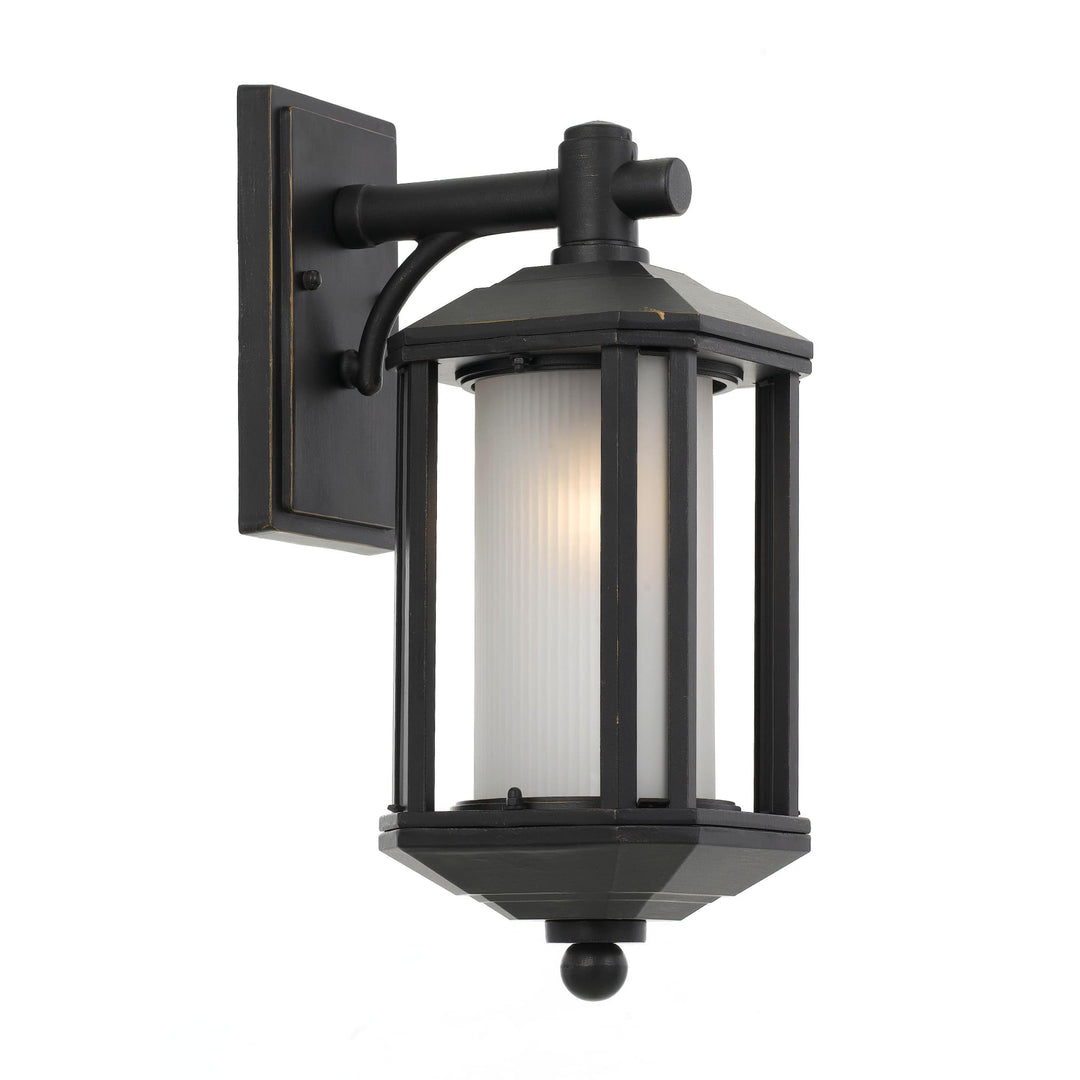 Black Telbix Havard Exterior Wall Light IP44 (E27) | Large