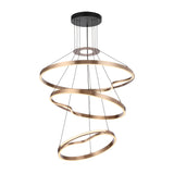 Telbix Ostrom 3 Tier Warm White LED Pendant | Coffee gold