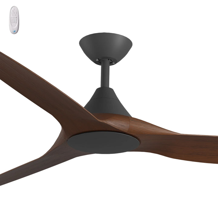 Calibo Smart CloudFan 60" (1520mm) ABS Energy Efficient DC Ceiling Fan and Remote | Black & Koa