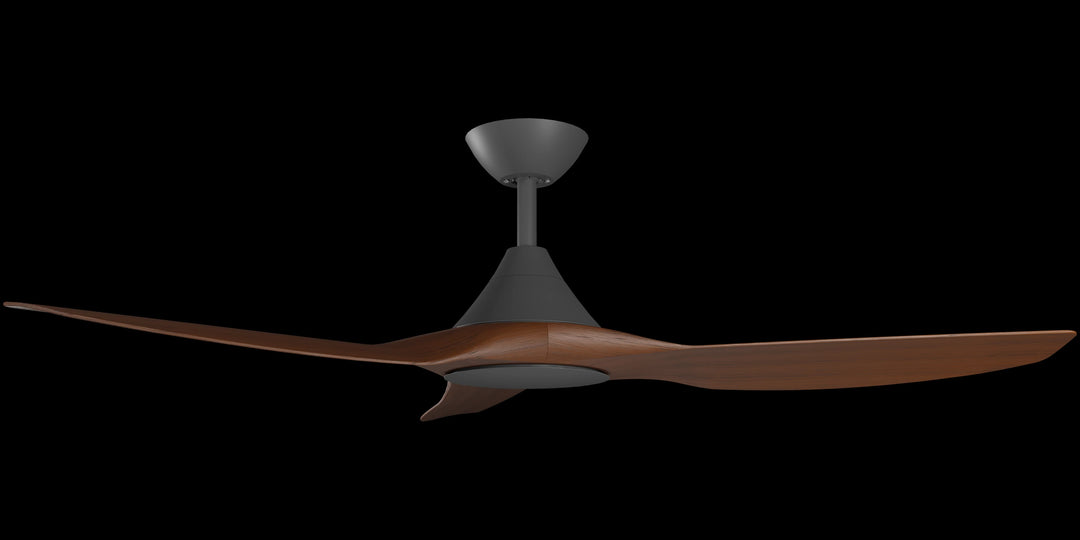 Calibo Smart CloudFan 48" (1220mm) ABS Energy Efficient DC Ceiling Fan and Remote | Black & Koa