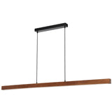 Telbix Truso Tricolour LED Pendant | Black and Walnut