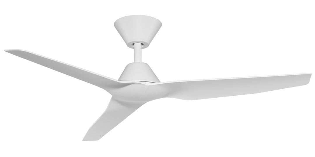 Fanco Infinity-iD 48" Smart DC Ceiling Fan with TriControl | White