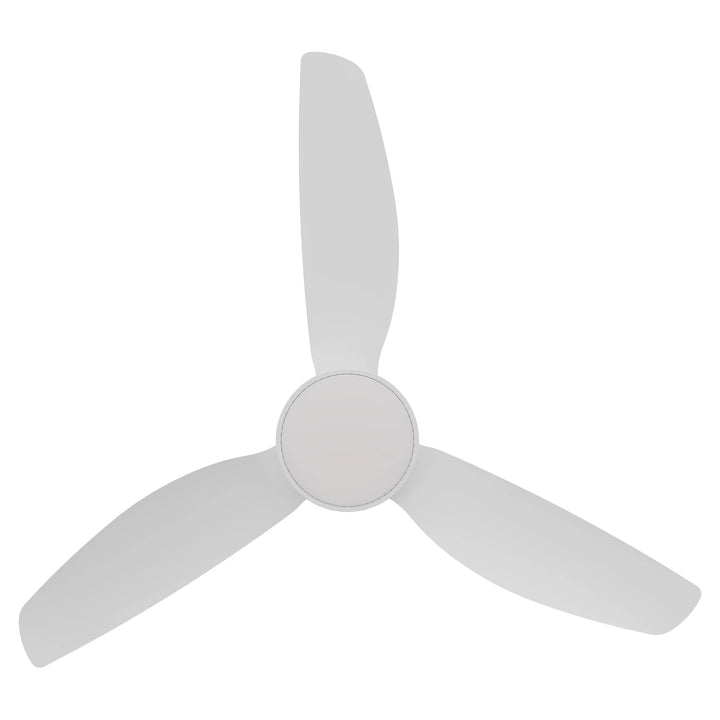 Calibo Sora 48" DC Ceiling Fan with LED Light, Wall Control and Remote | White