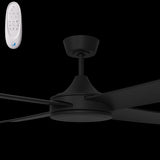 Calibo Breeze Silent 48" (1220mm) ABS Energy Efficient DC Ceiling Fan and Remote | Black