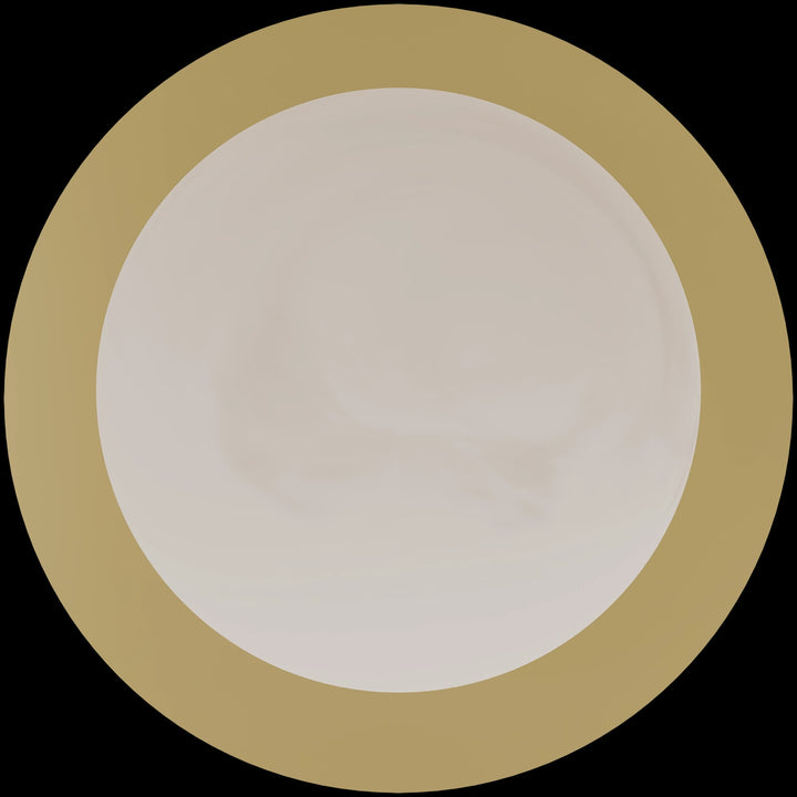Calibo Crest Alabaster Glass 140mm Orb Wall Light Round Plate 200mm | Brass