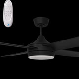 Calibo Breeze Silent 48" (1220mm) ABS Energy Efficient DC Ceiling Fan with 24W LED Light and Remote | Black