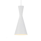 Telbix Flero White Pendant Light (E27) | Small