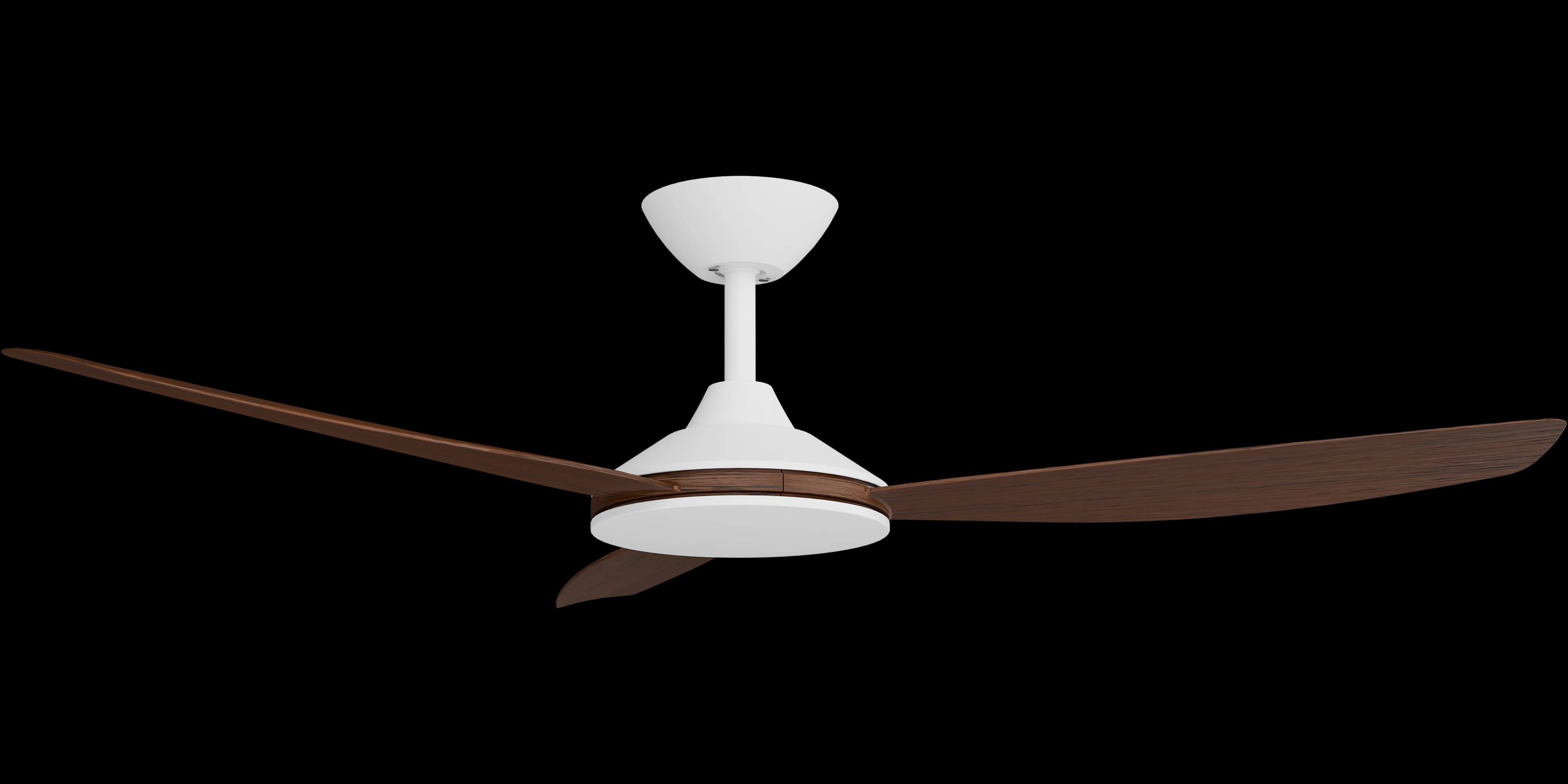 Calibo Condor 52" DC Smart Ceiling Fan with Remote Control | White and Koa