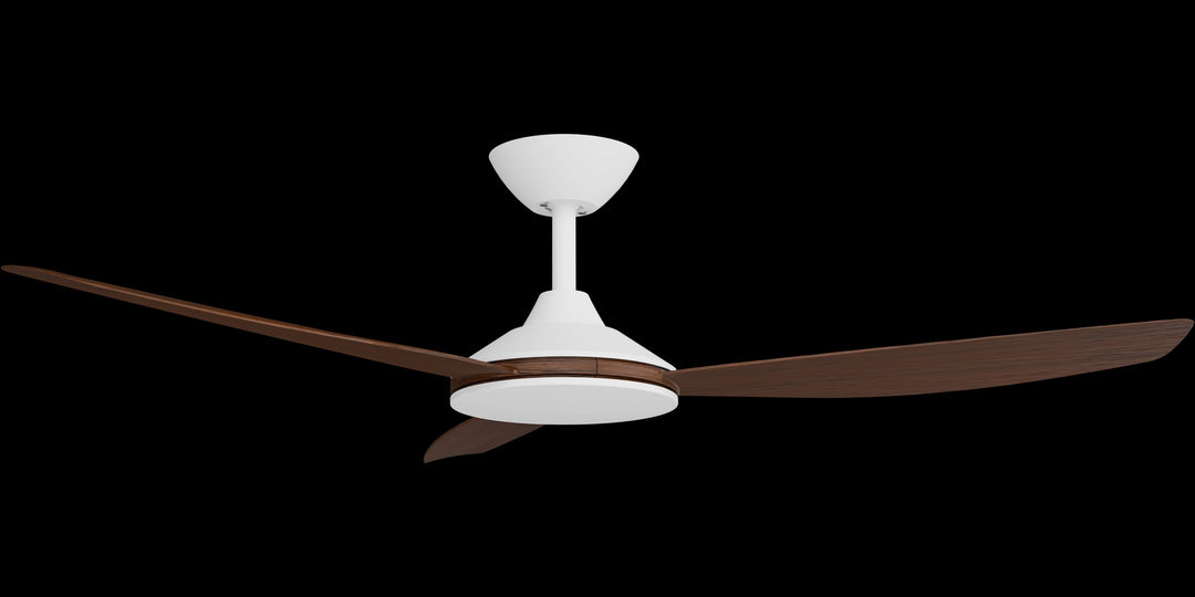Calibo Condor 52" DC Smart Ceiling Fan with Remote Control | White and Koa