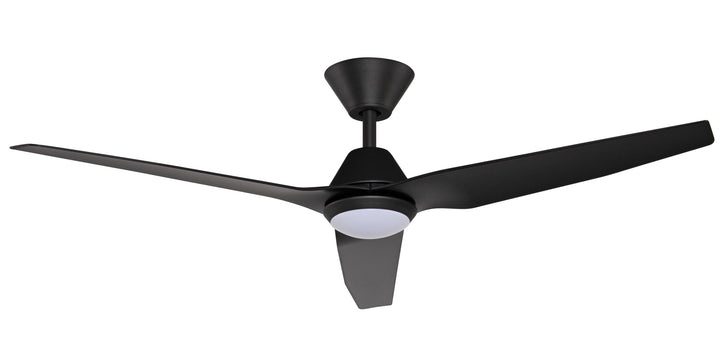 Fanco Infinity-iD 54" DC Smart Ceiling Fan with LED Light and Remote | Black