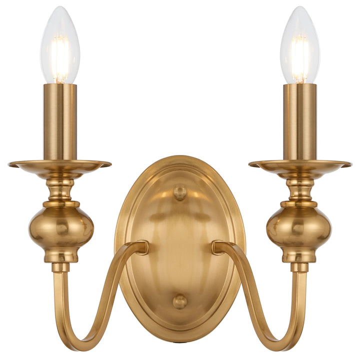 Telbix Siedel 2-Light Wall Bracket | Copper