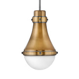 Hinkley Oliver Small Pendant Light | Heritage Brass