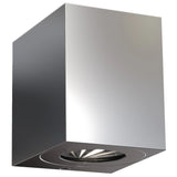 Nordlux Canto Kubi 2 Up/Down LED Wall Light | Stainless Steel