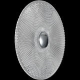 Calibo Bilby Crystalline 300mm Round LED Wall Light | Chrome