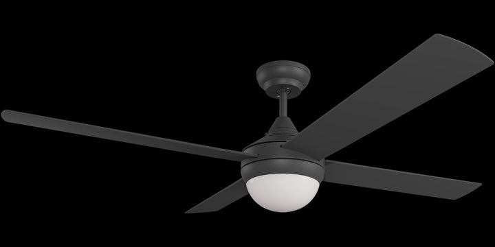 Calibo Heron 48" (1220mm) Indoor/Outdoor AC Ceiling Fan With E27 Light | Black