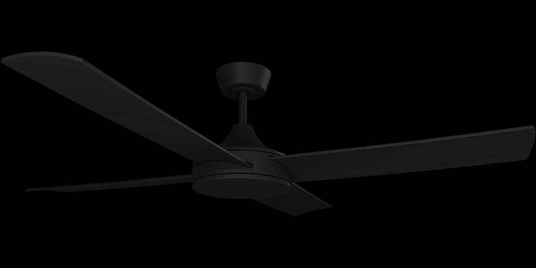 Calibo Breeze Silent 48" (1220mm) ABS Energy Efficient DC Ceiling Fan and Remote | Black