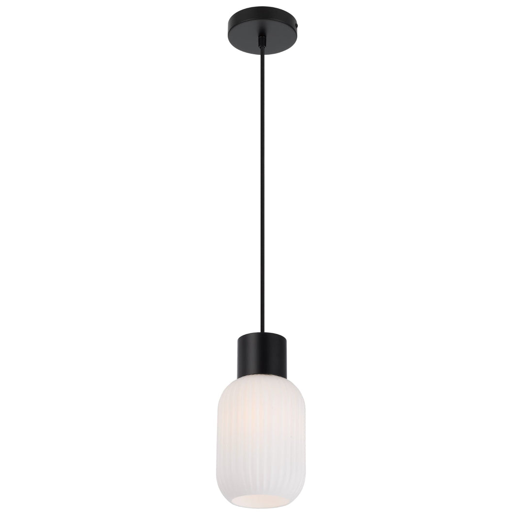 Telbix Nori 1 Light Traditional Glass Pendant | Small