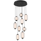 Telbix Torso 9 Light LED Pendant Light | Black