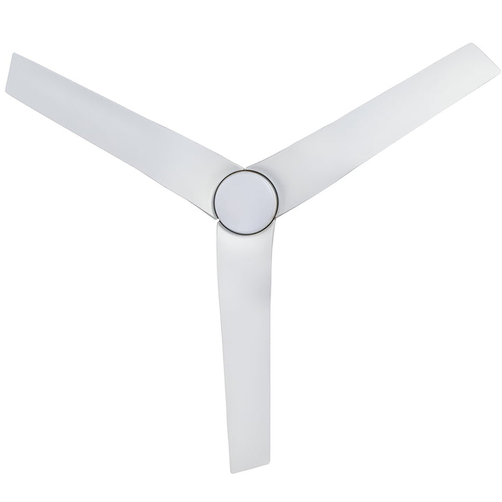 Fanco Flow 52" Low Profile DC Ceiling Fan with LED Light and Remote | White