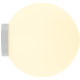 Calibo Crest Opal Glass 120mm Orb Wall Light | White