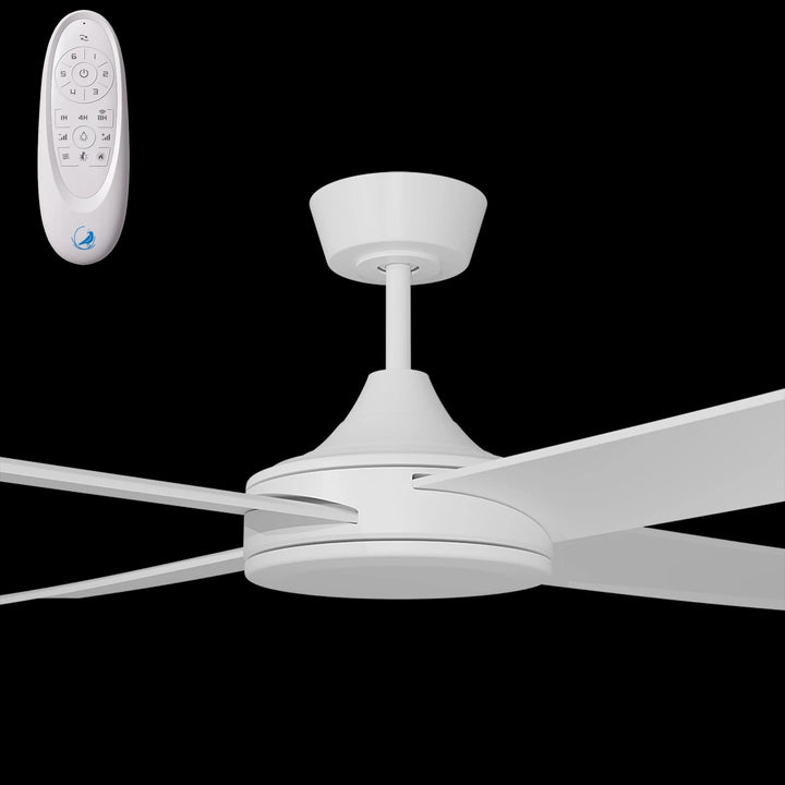 Calibo Breeze Silent 52" (1320mm) ABS Energy Efficient DC Ceiling Fan and Remote | White