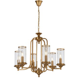 Telbix Velden 6 Light Pendant | Copper