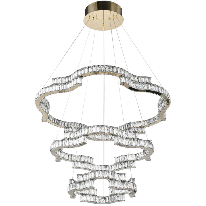 Telbix Jura 3 Tier Pendant Light | Gold