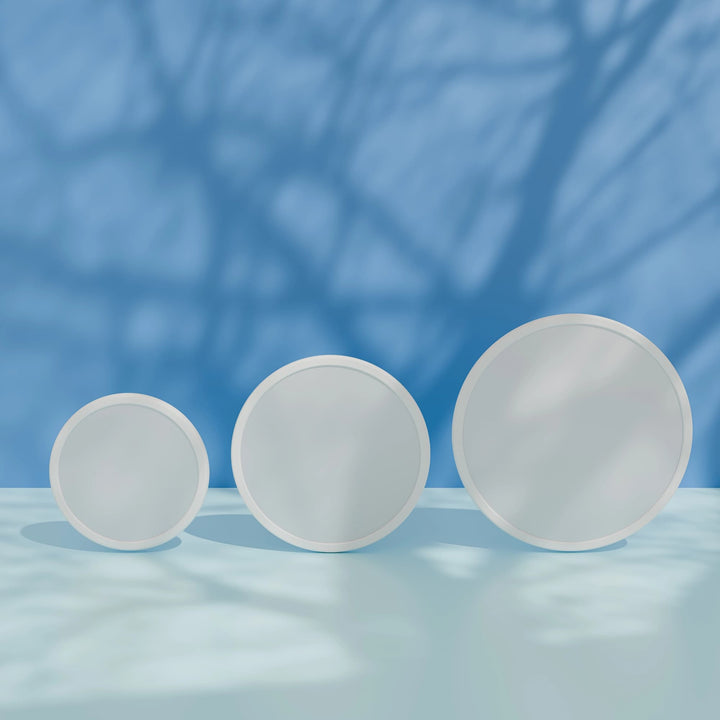 Calibo Robin 420mm Ultra Slimline LED Oyster Light | White