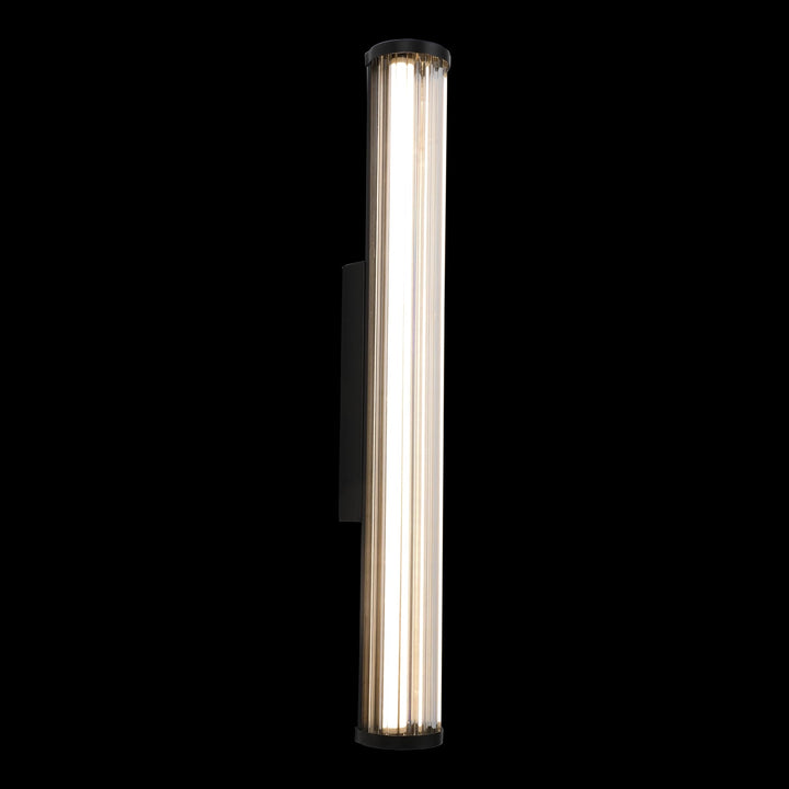 Calibo Junco Vertical Slimline Tubular 3CCT LED Exterior Wall Light | Medium