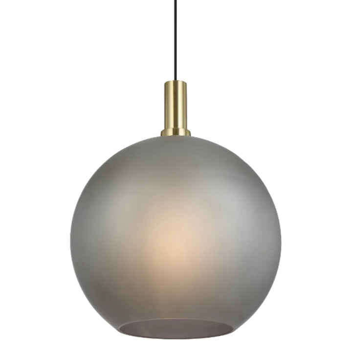 Telbix Patino Large Glass Pendant (E27) | Smoke
