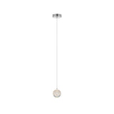 Telbix Segovia 1 Light LED Pendant | Chrome