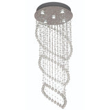 Telbix Savina 1200mm Crystal Pendant Light | Chrome