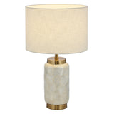 Telbix Seneca 1 Light Table Lamp (E27) | White