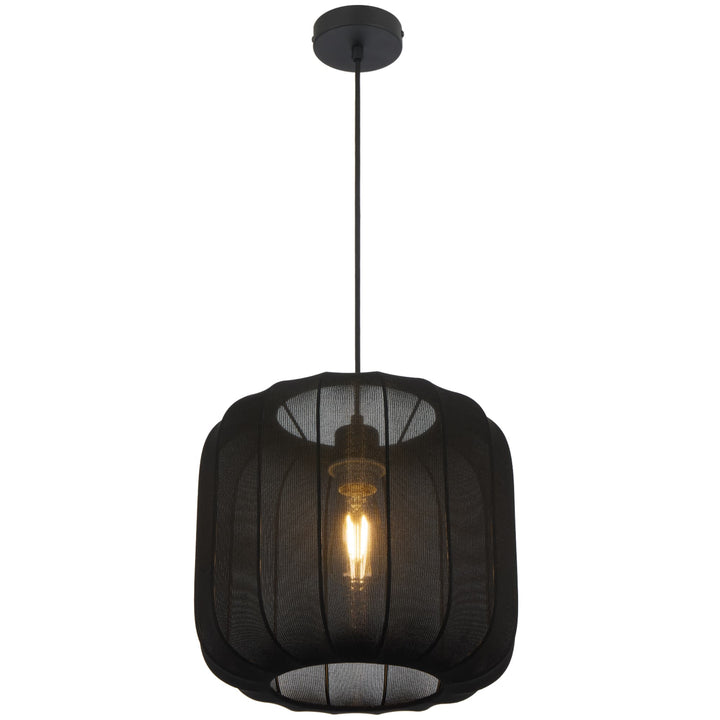 Telbix Jonsel Medium Pendant Light | Black