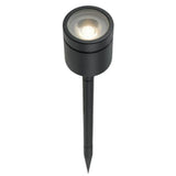 Telbix Luc 8W Variable Voltage Garden Spike Spotlight IP65 | Black