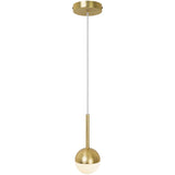Nordlux Contina 1 Light Pendant | Brass