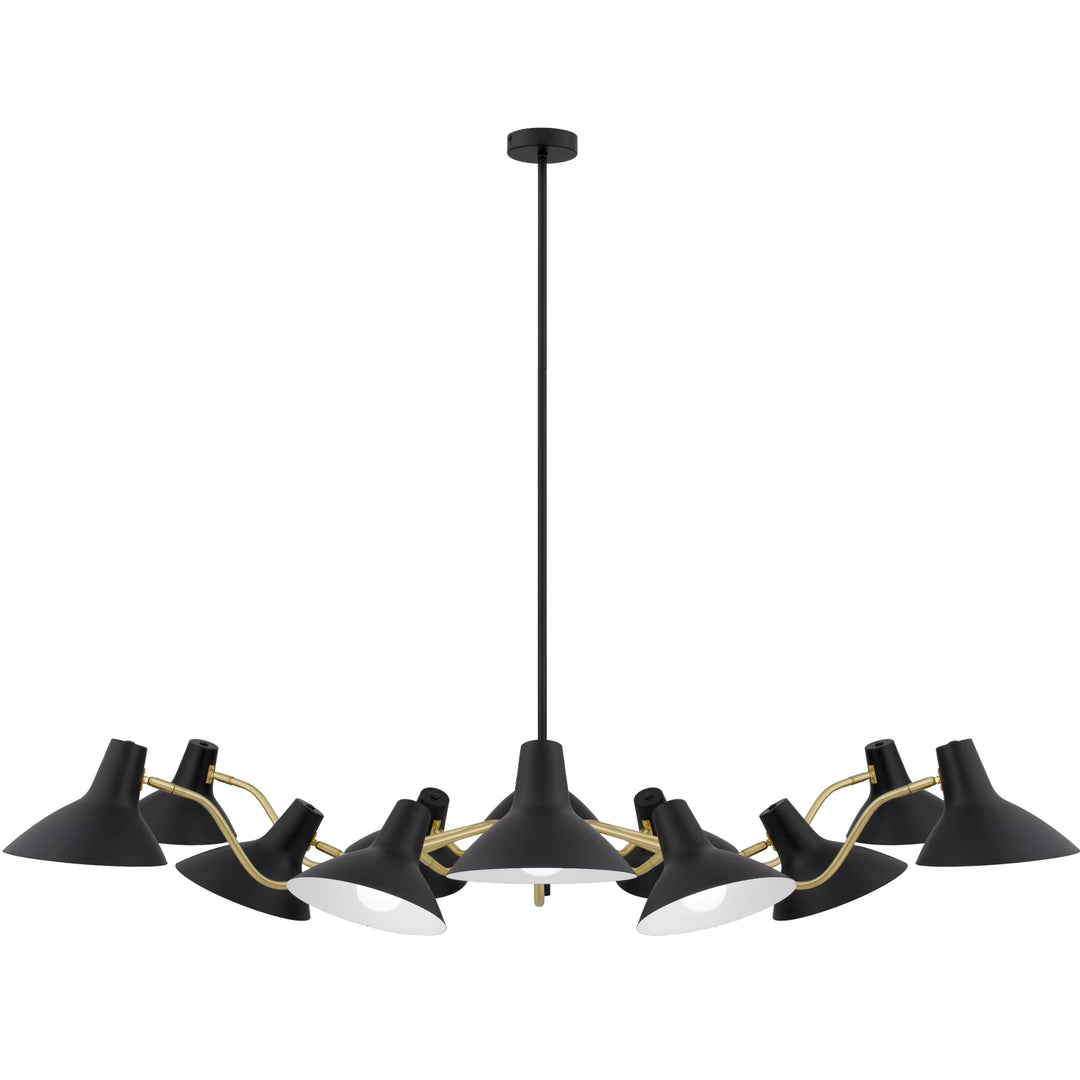 Telbix Farbon 12 Light Pendant Light | Black