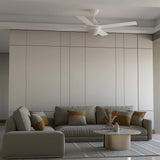 Calibo Kestrel 48" (1220mm) Indoor/Outdoor DC Ceiling Fan with 2x E27 Light & Remote | White