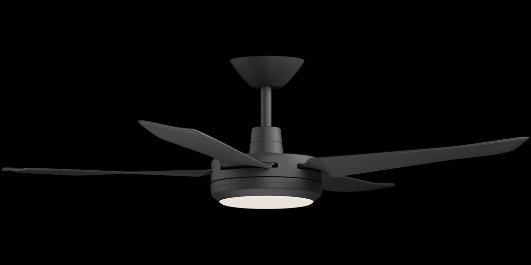 Calibo Enviro 52" (1320mm) DC Ceiling Fan with 18W CCT LED Light and Remote | Black