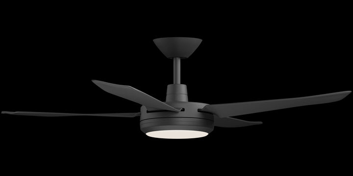 Calibo Enviro 52" (1320mm) DC Ceiling Fan with 18W CCT LED Light and Remote | Black