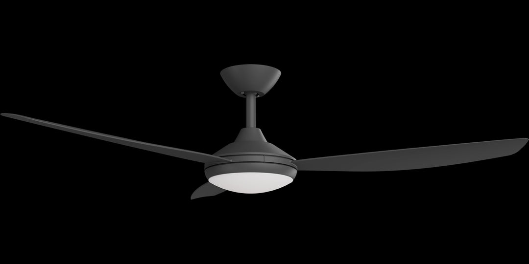 Calibo Condor 56" DC Smart Ceiling Fan with LED Light and Remote Control | Black