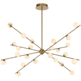 Telbix Captiva 24 Light LED Pendant | Antique Gold