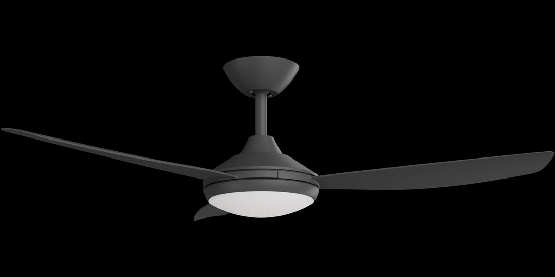 Calibo Condor 48" DC Smart Ceiling Fan with LED Light and Remote Control | Black